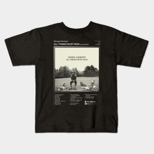 George Harrison - All Things Must Pass Tracklist Album Kids T-Shirt